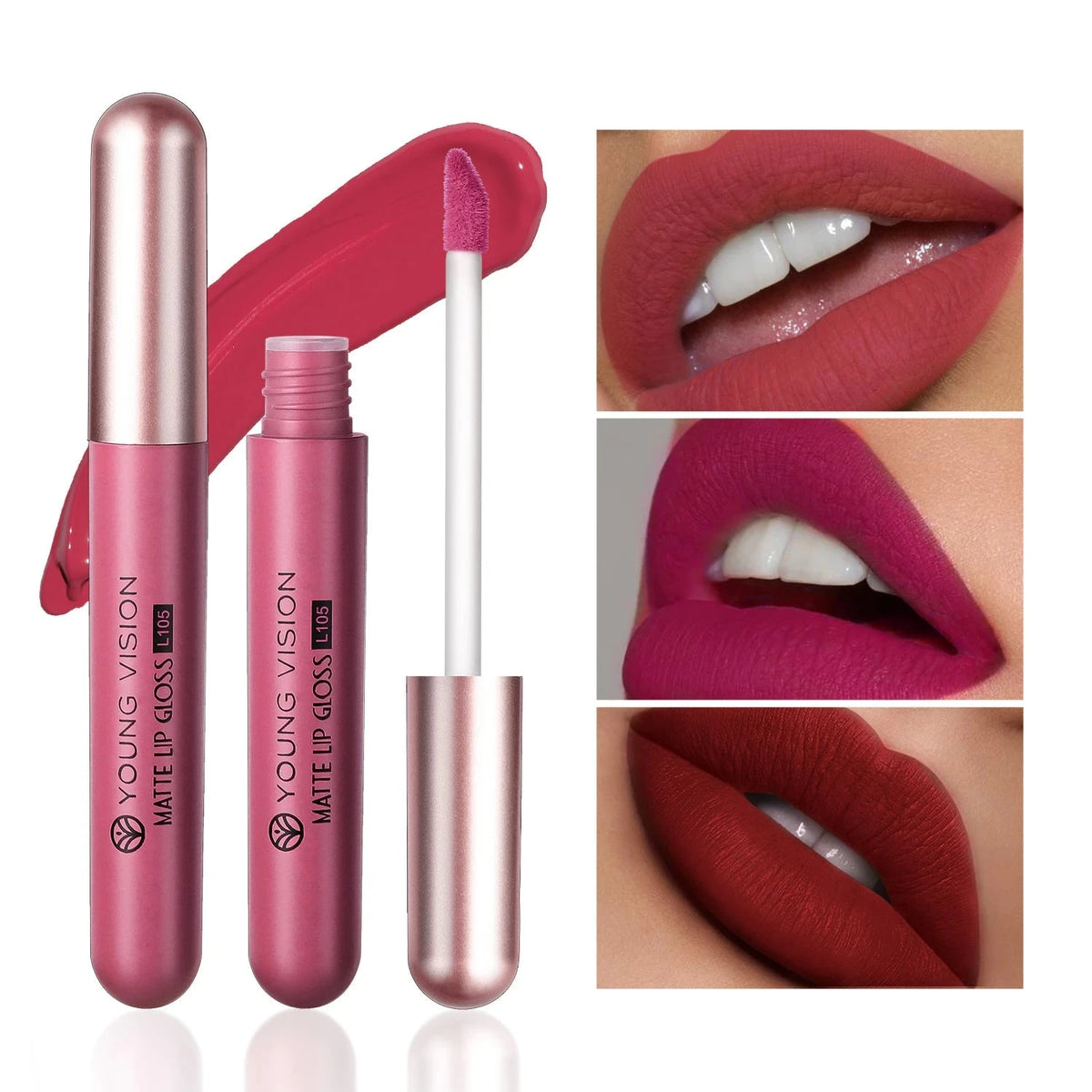 Conjunto de 6 Batons Foscos - Luna Fashion Style -