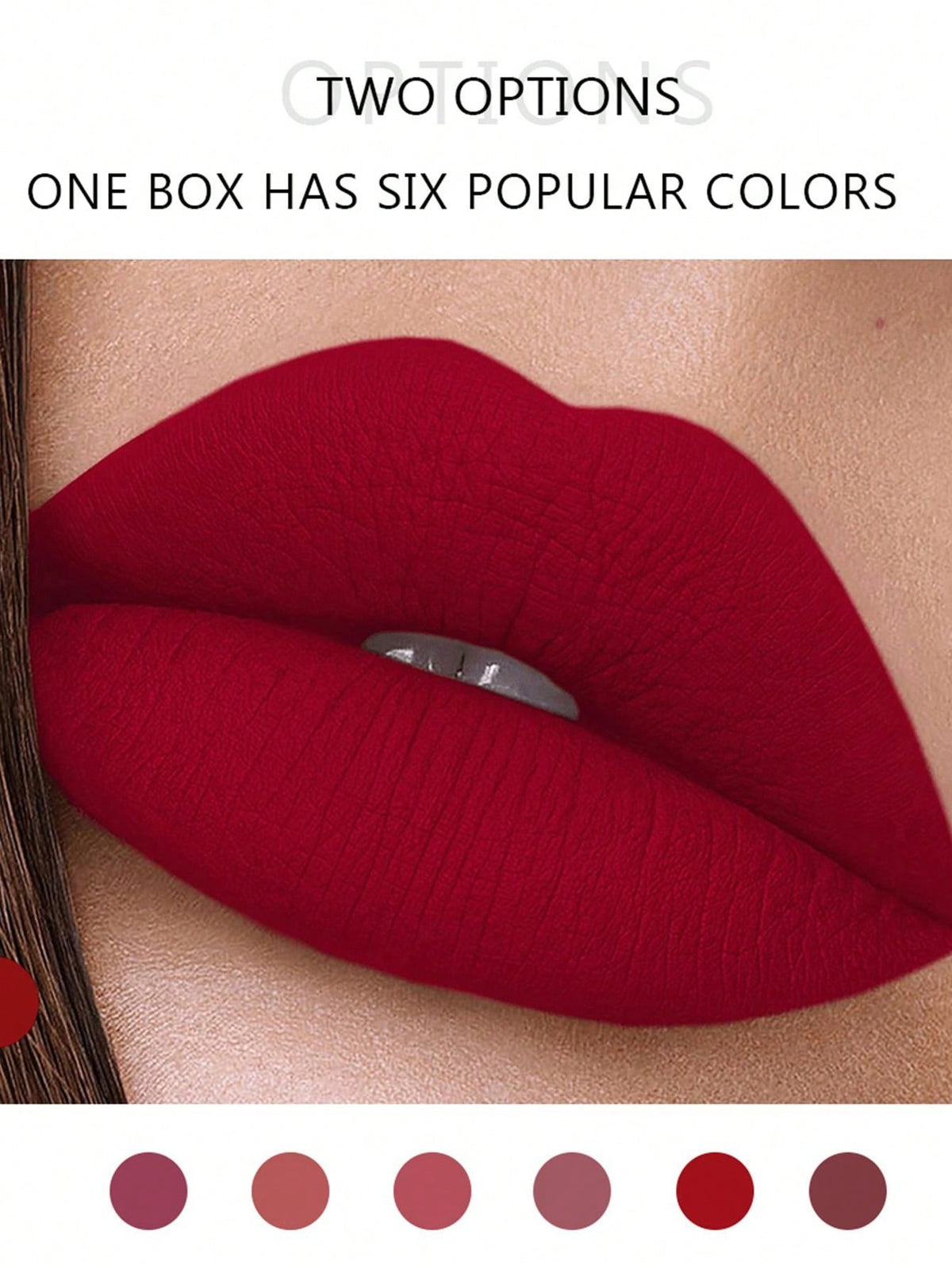 Conjunto de 6 Batons Líquidos Matte | à Prova D’Água - Luna Fashion Style -