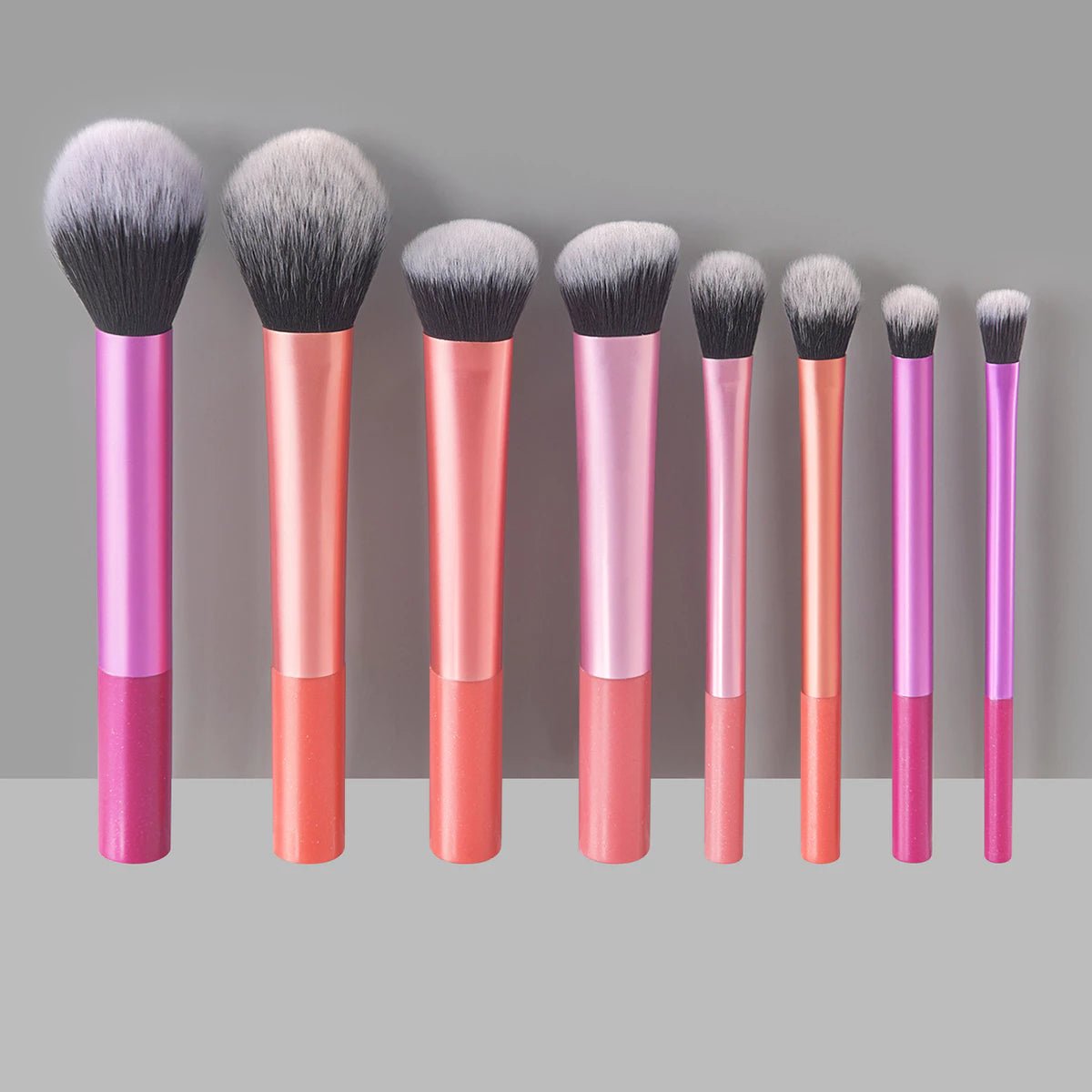 Conjunto de 8 Pincéis Multicolor - Luna Fashion Style -