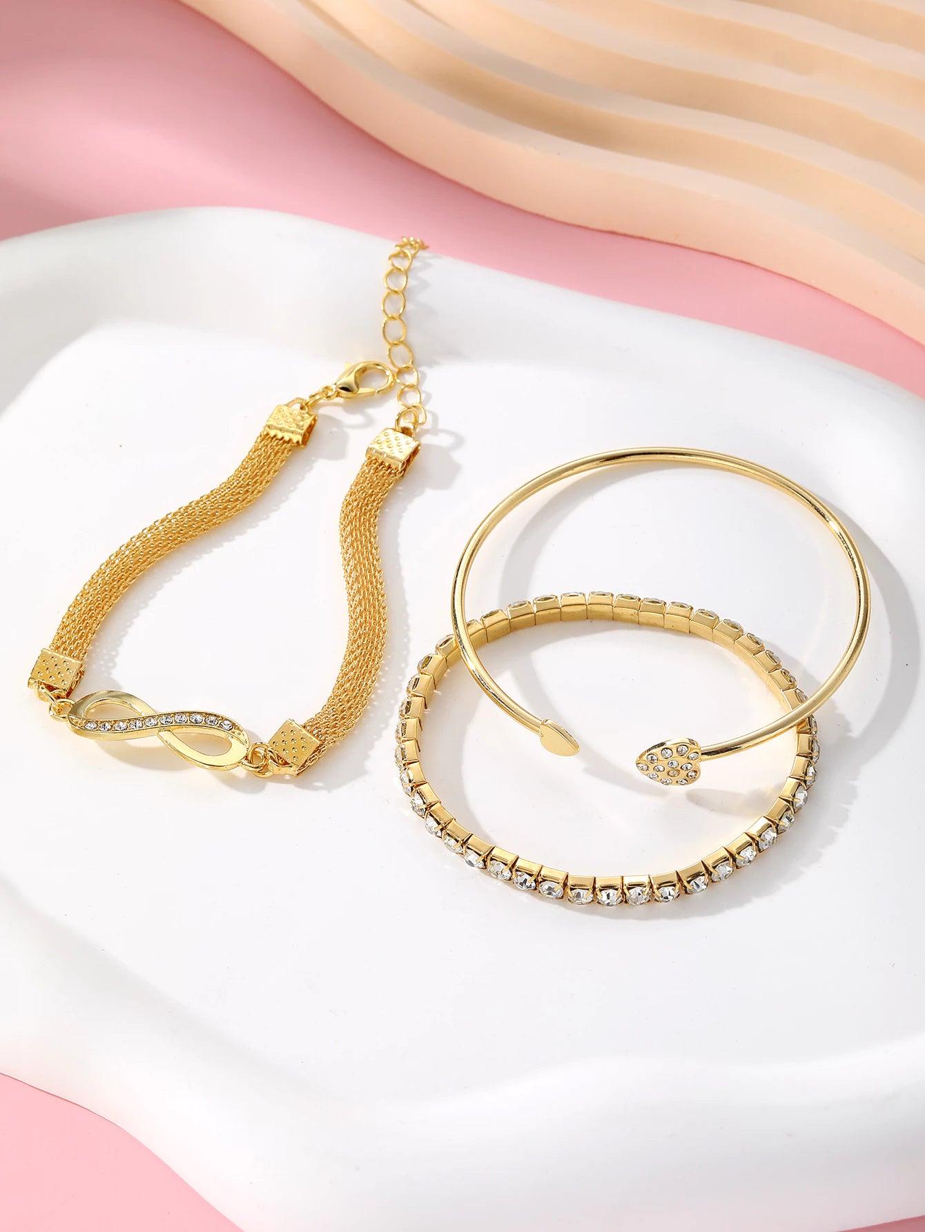 Conjunto de Pulseiras Elegantes - Luna Fashion Style -