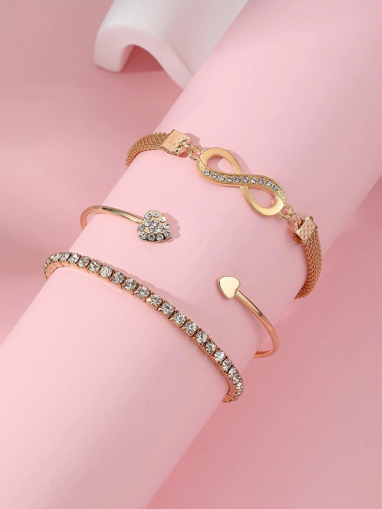 Conjunto de Pulseiras Elegantes - Luna Fashion Style -
