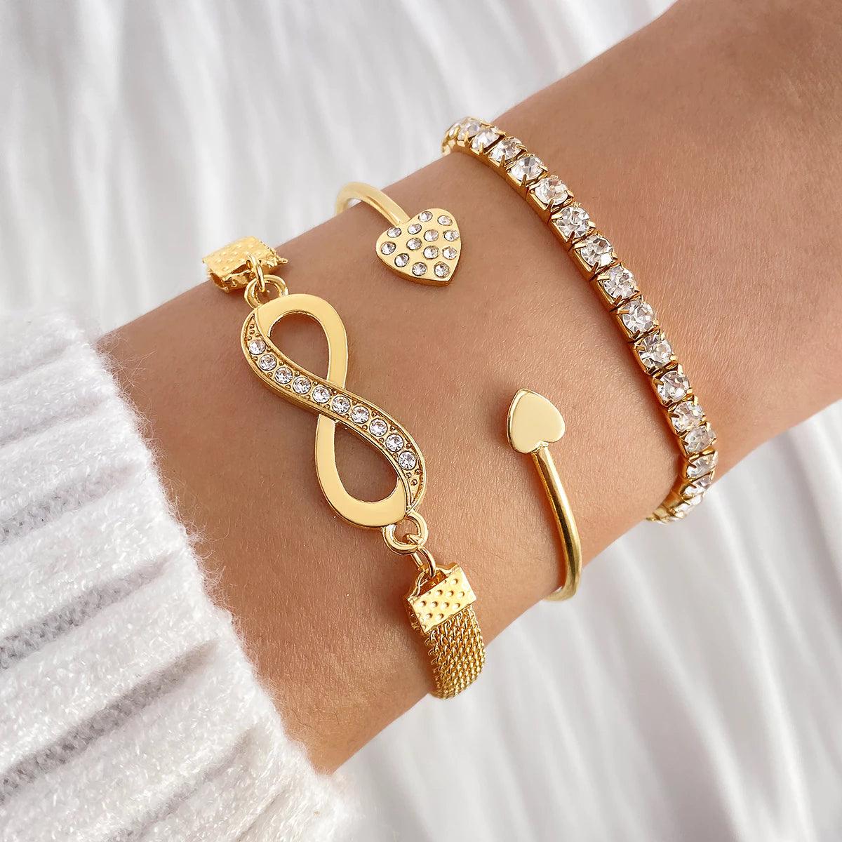 Conjunto de Pulseiras Elegantes - Luna Fashion Style -