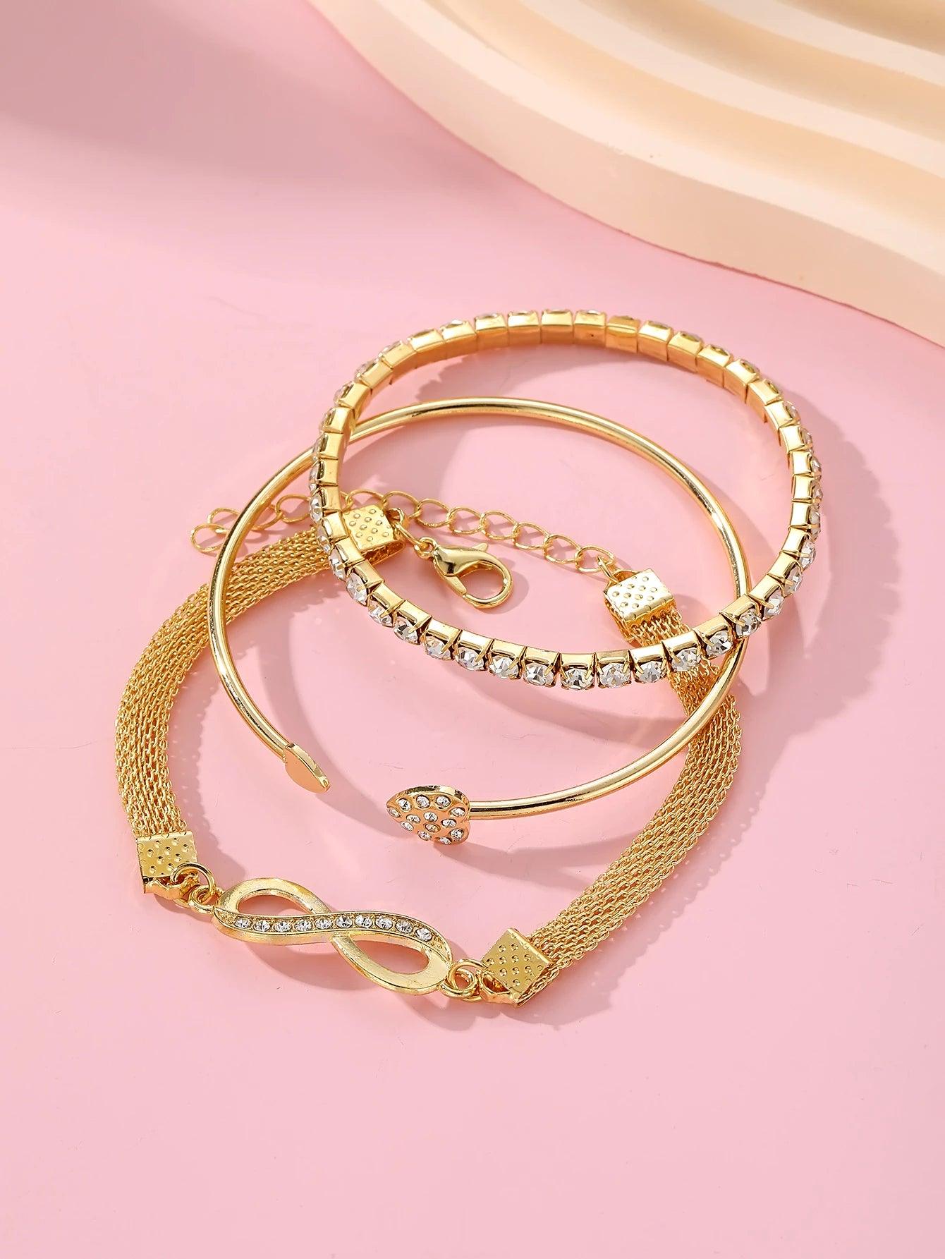 Conjunto de Pulseiras Elegantes - Luna Fashion Style -