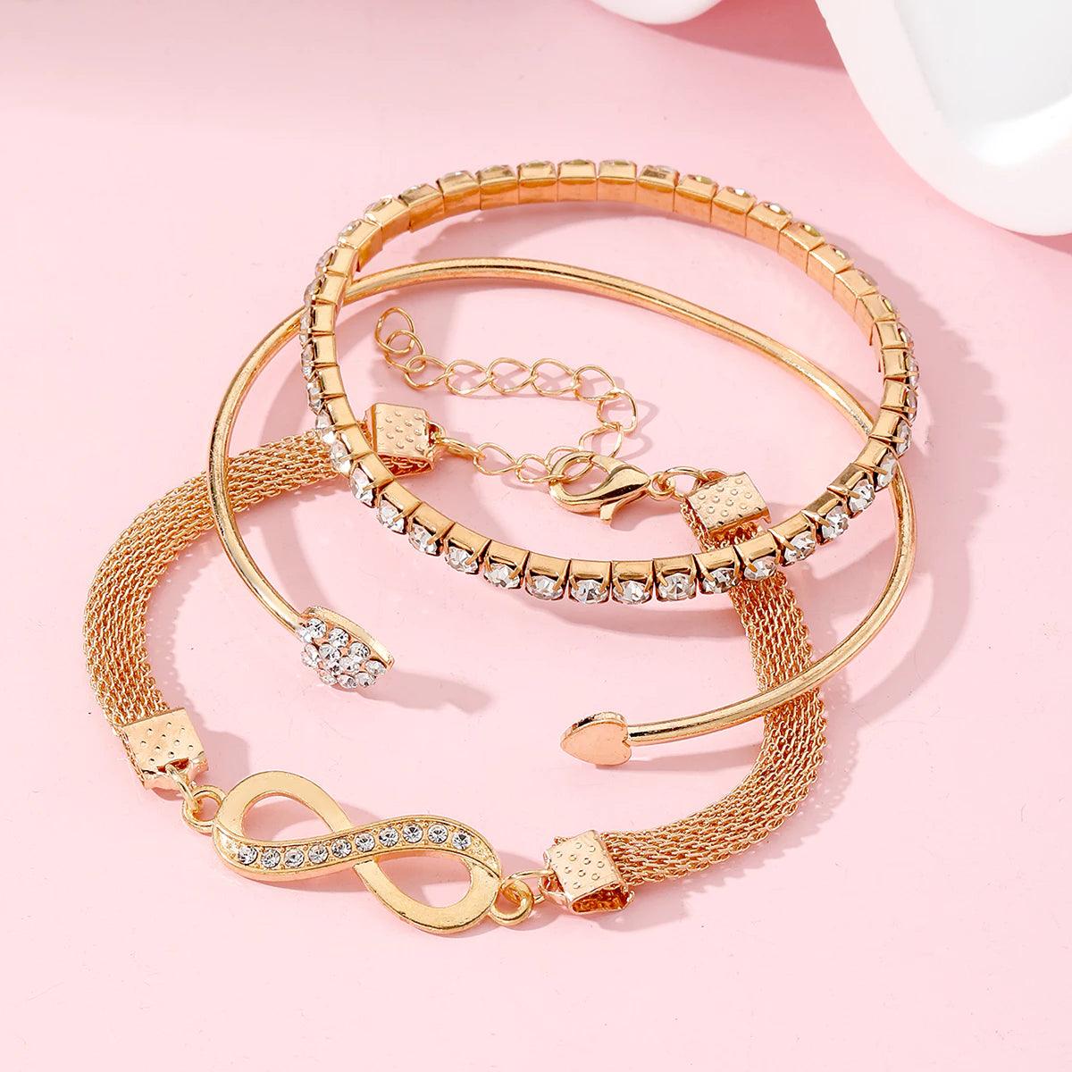 Conjunto de Pulseiras Elegantes - Luna Fashion Style -