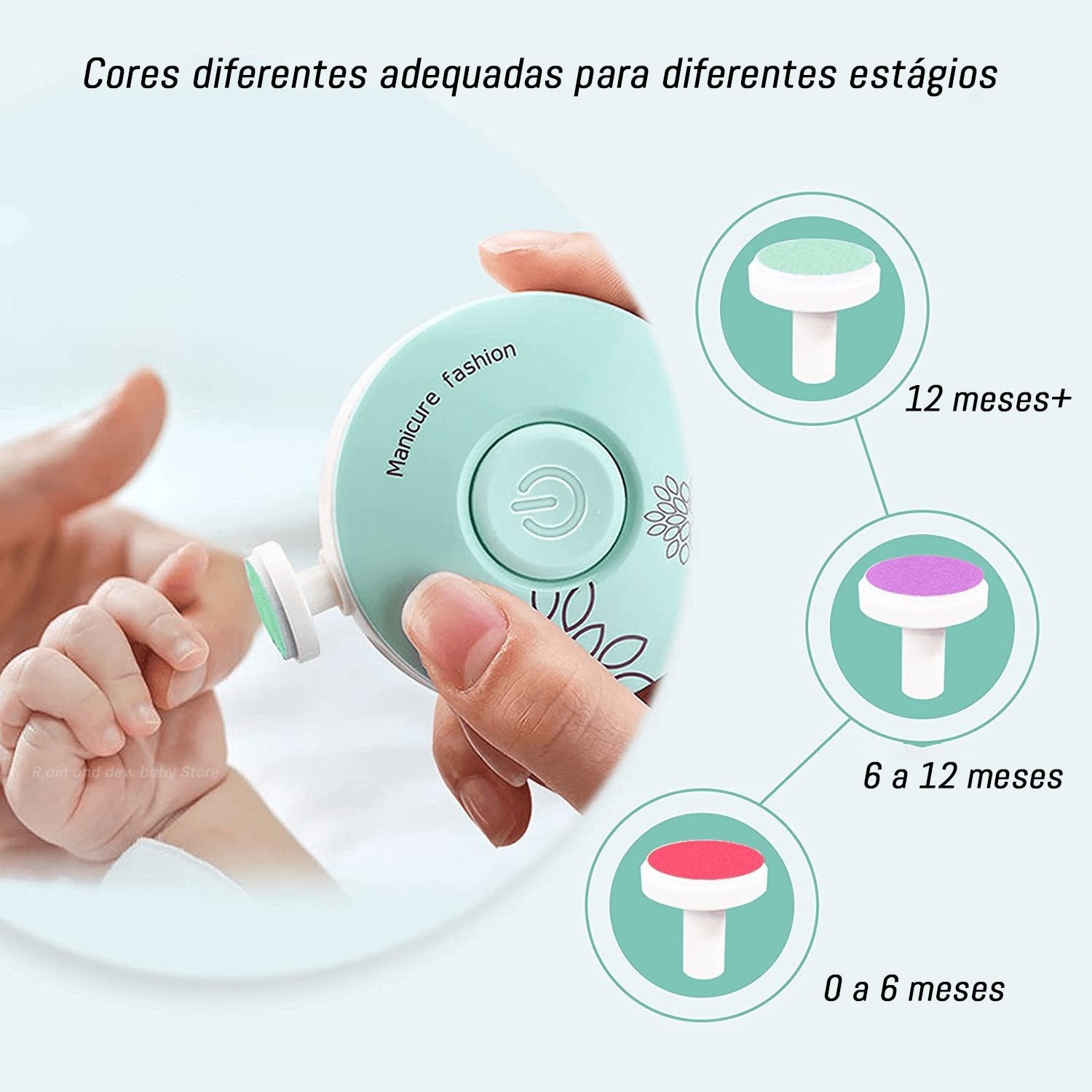 Cortador Elétrico de Unhas Infantil - Luna Fashion Style -
