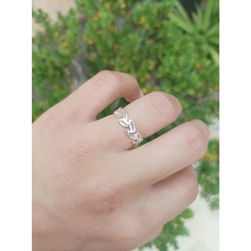Anillo ajustable para mujer de plata pura 925 auténtica, varios modelos originales, moda femenina 8