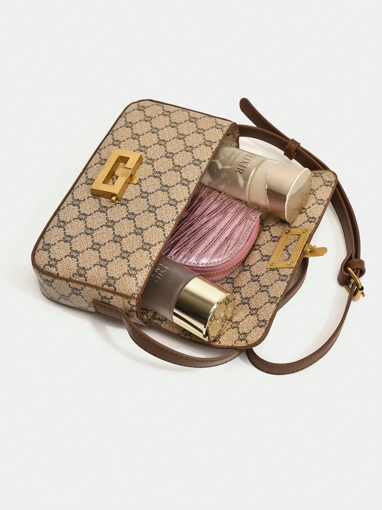 Dedoo Bolsa Pequena de Moda com Fechadura Criativa - Luna Fashion Style -