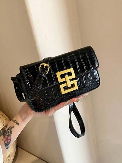 Dedoo Bolsa Pequena de Moda com Fechadura Criativa - Luna Fashion Style -