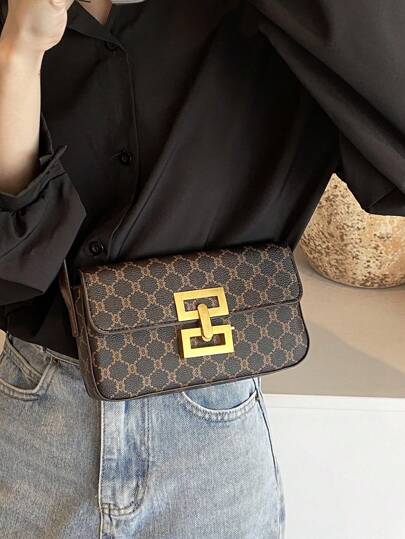 Dedoo Bolsa Pequena de Moda com Fechadura Criativa - Luna Fashion Style -