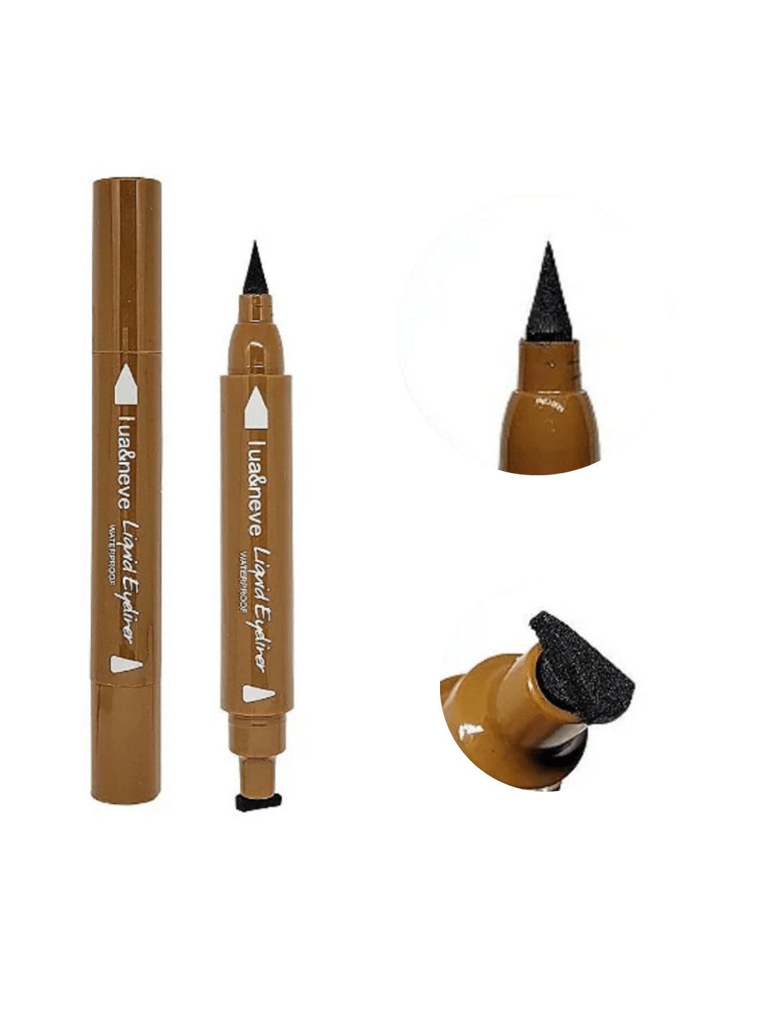 Delineador Caneta Carimbo Gatinho + Ponta Fina a Prova dagua 2 em 1 - Luna Fashion Style -