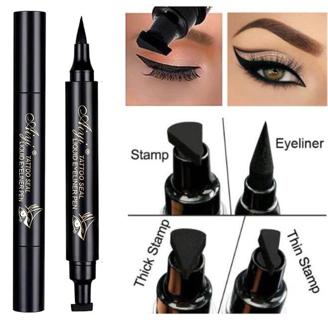 Delineador MISS ROSE Magic 2 Em 1 | À Prova D'água - Luna Fashion Style -