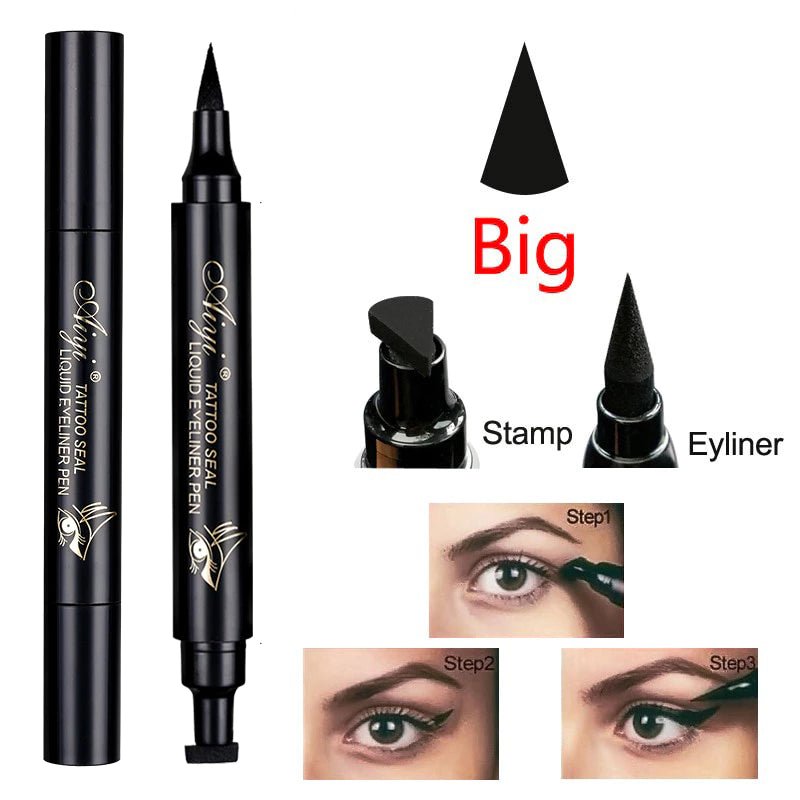 Delineador MISS ROSE Magic 2 Em 1 | À Prova D'água - Luna Fashion Style -