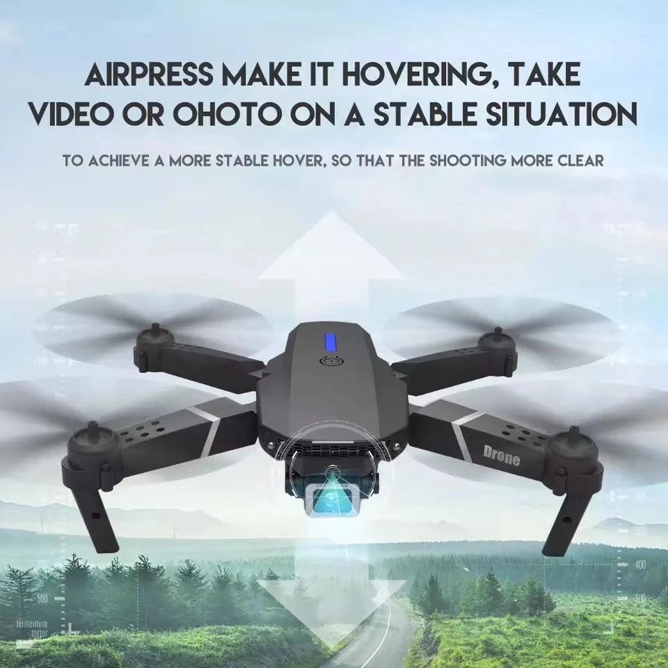 Drone E88 Pro 4K Ultra HD com Controle Remoto | Zangão - Luna Fashion Style -