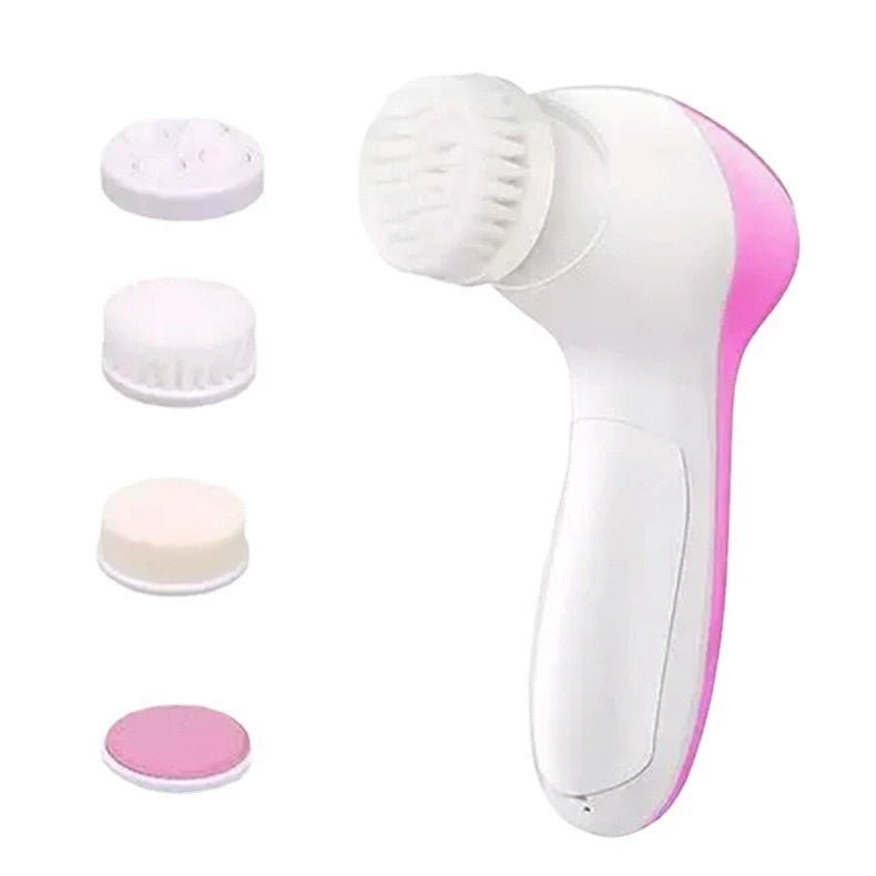 Escova Facial Elétrica Esfoliante limpeza Massageadora 5/1 Portátil - RS63 - Luna Fashion Style -