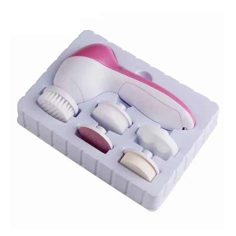 Escova Facial Elétrica Esfoliante limpeza Massageadora 5/1 Portátil - RS63 - Luna Fashion Style -