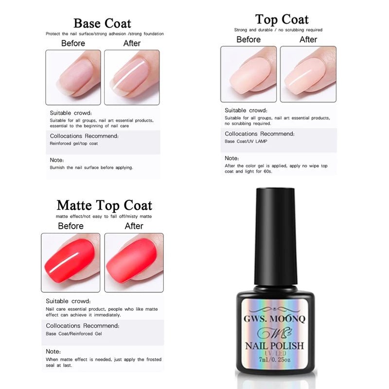 Esmalte em Gel Térmico GWS MOONQ - Luna Fashion Style -