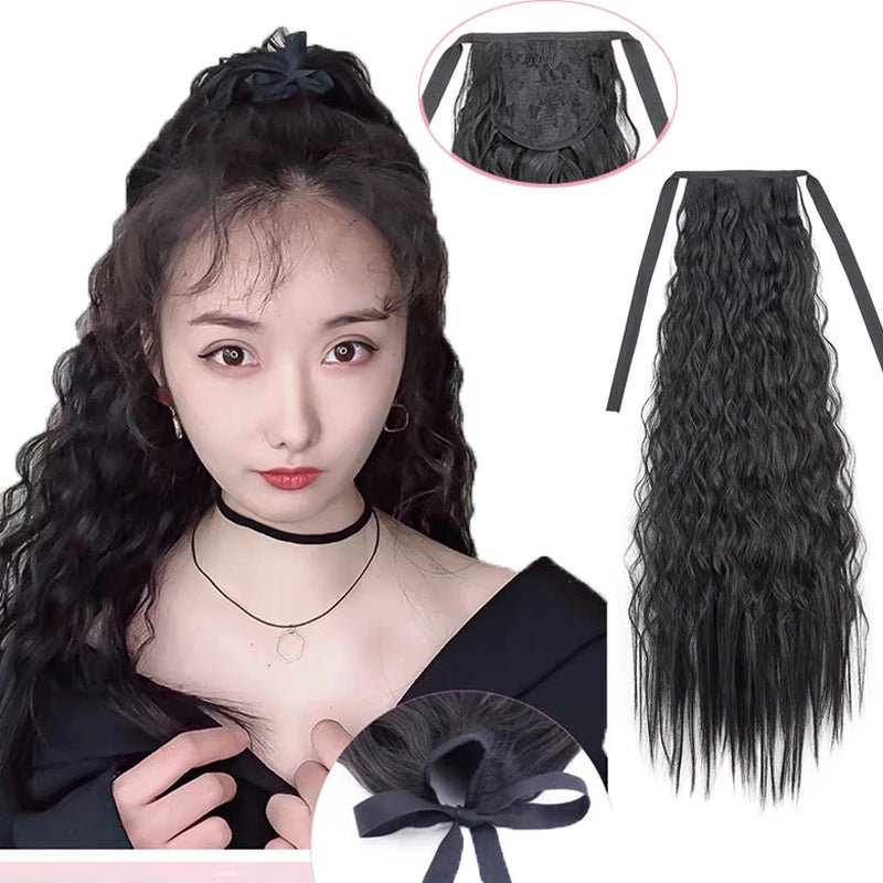 Extensão de Cabelo Cacheado Kinky Sintético - Luna Fashion Style -