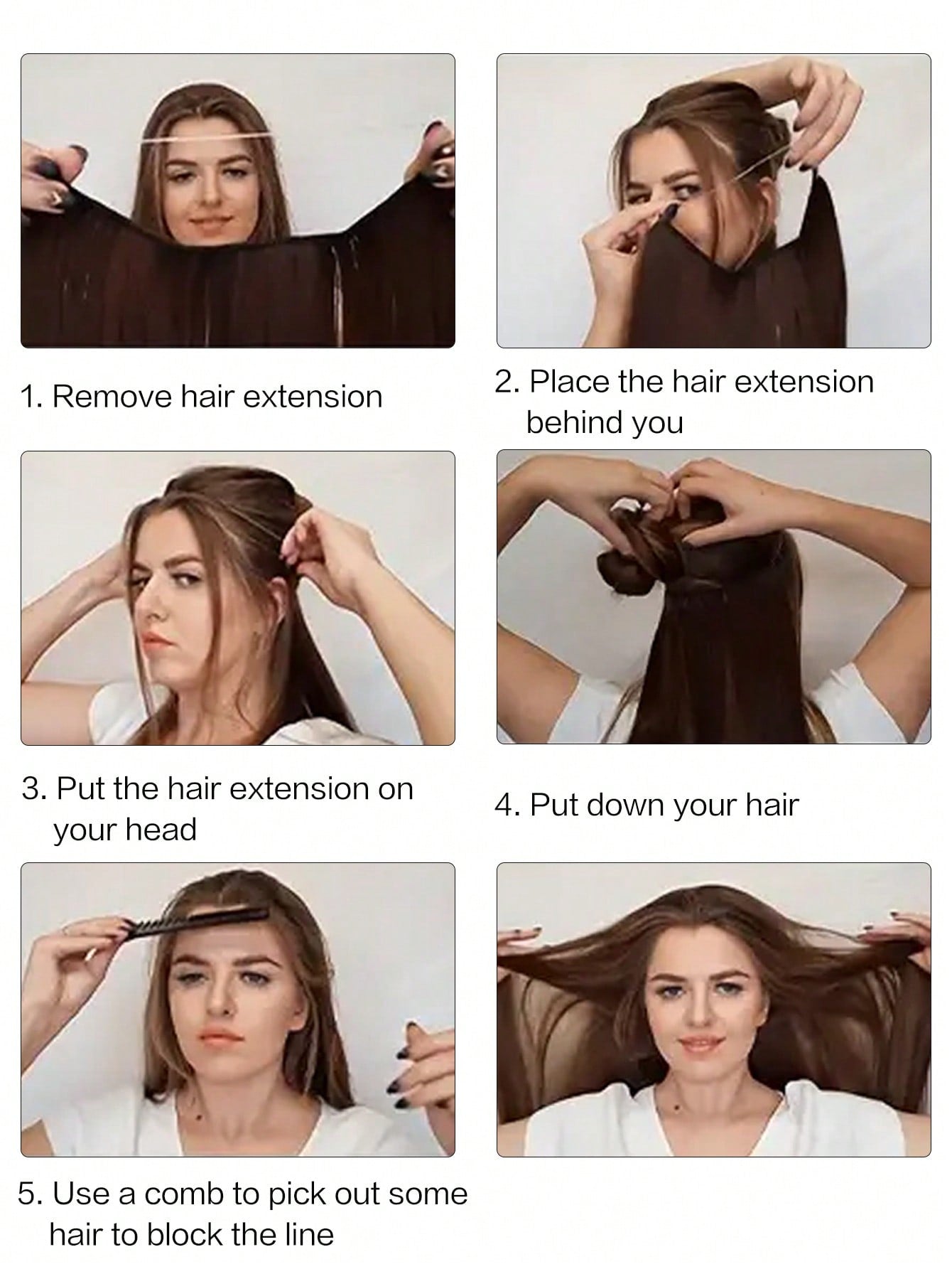 Extensão de Cabelo Longa sem Clipe - Luna Fashion Style -