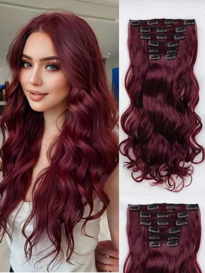 Extensão de Cabelo Longo Cacheado de 20 Polegadas - Luna Fashion Style -