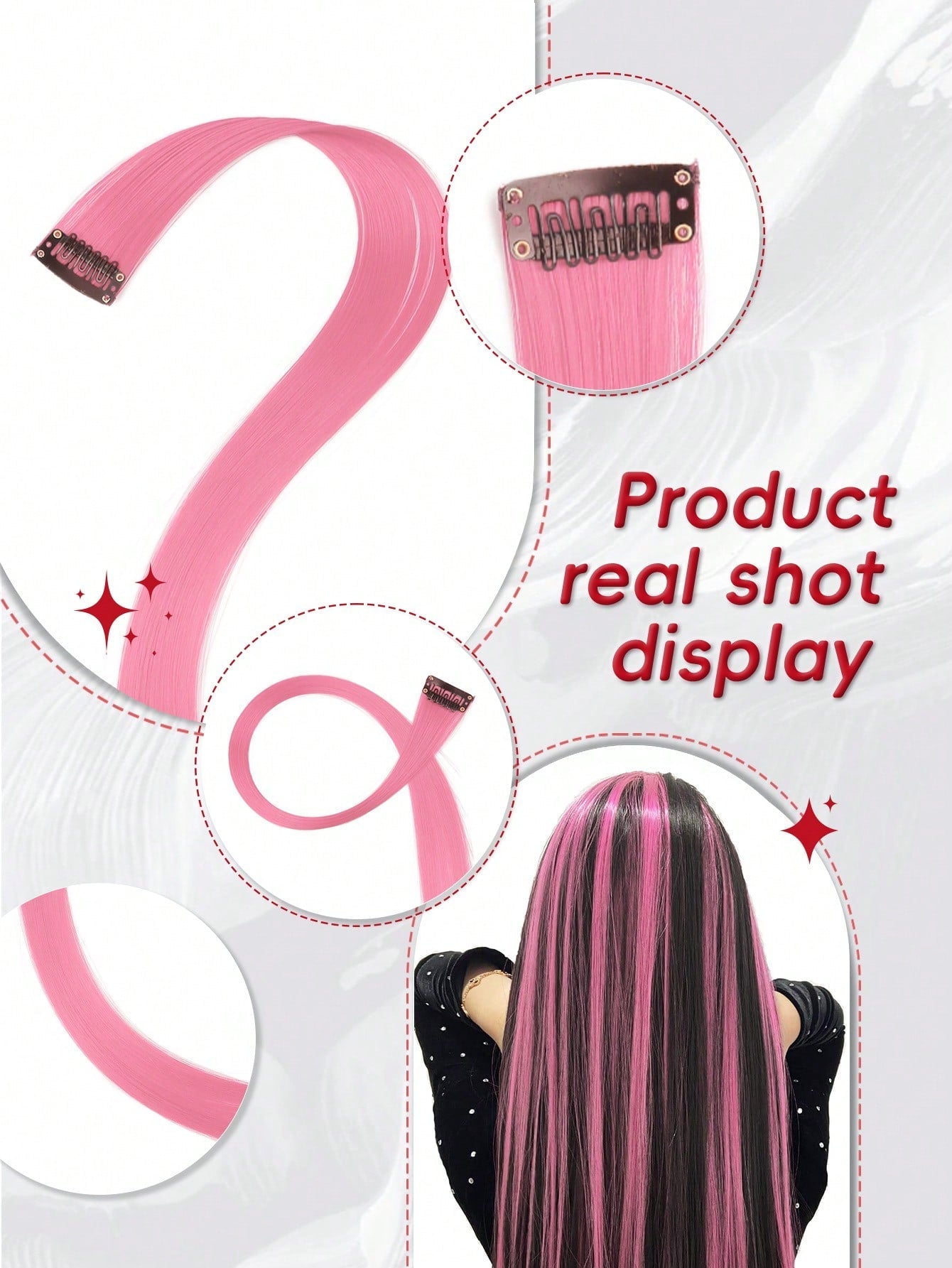 Extensão de Cabelo Sintético Fashion - Luna Fashion Style -