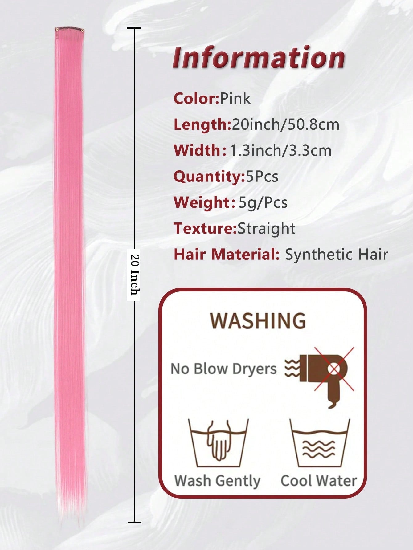 Extensão de Cabelo Sintético Fashion - Luna Fashion Style -