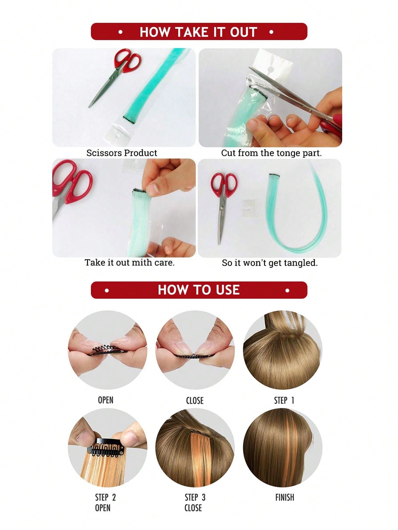 Extensão de Cabelo Sintético Fashion - Luna Fashion Style -