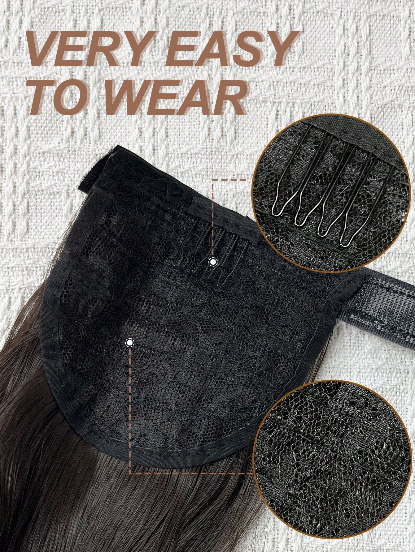 Extensão de Rabo de Cavalo Ondulado - Luna Fashion Style -