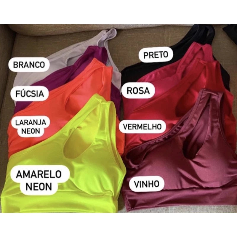 Top Gota de Um Ombro | Conforto e Estilo para Seus Treinos