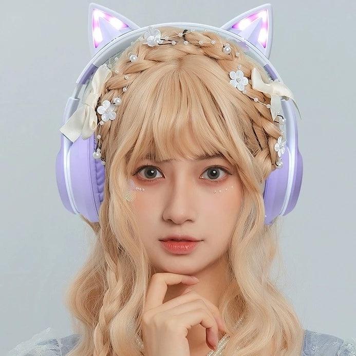 Fone De Ouvido Gatinha Bluetooth - Luna Fashion Style -