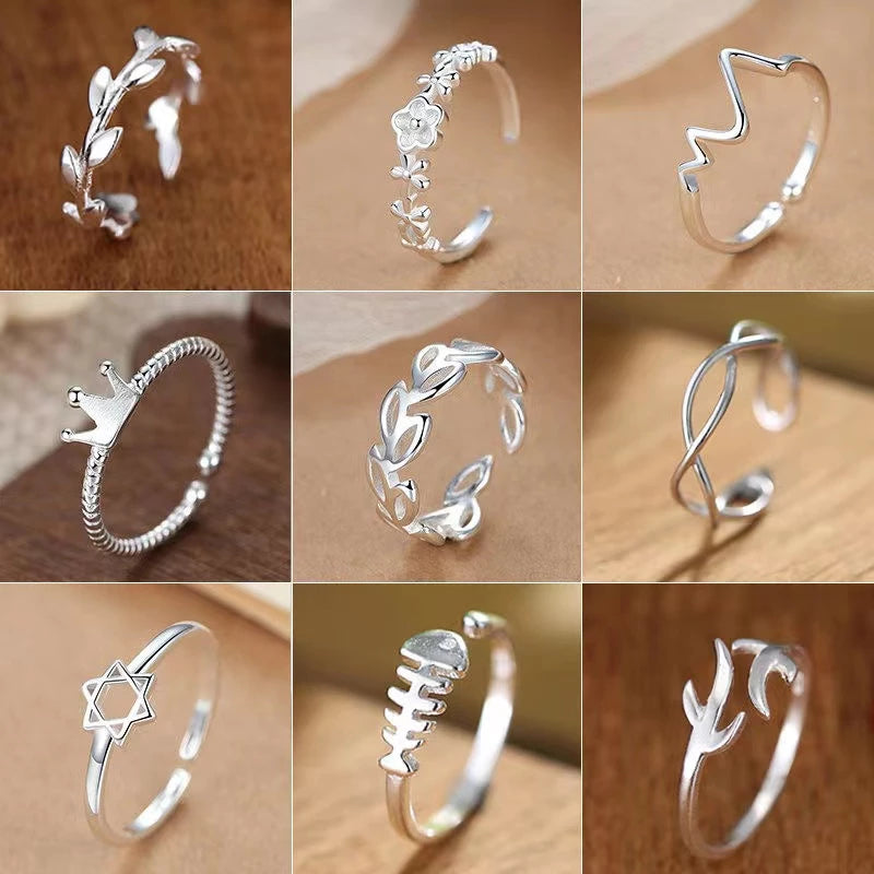 Anillo delicado - Plata S925 ajustable y minimalista