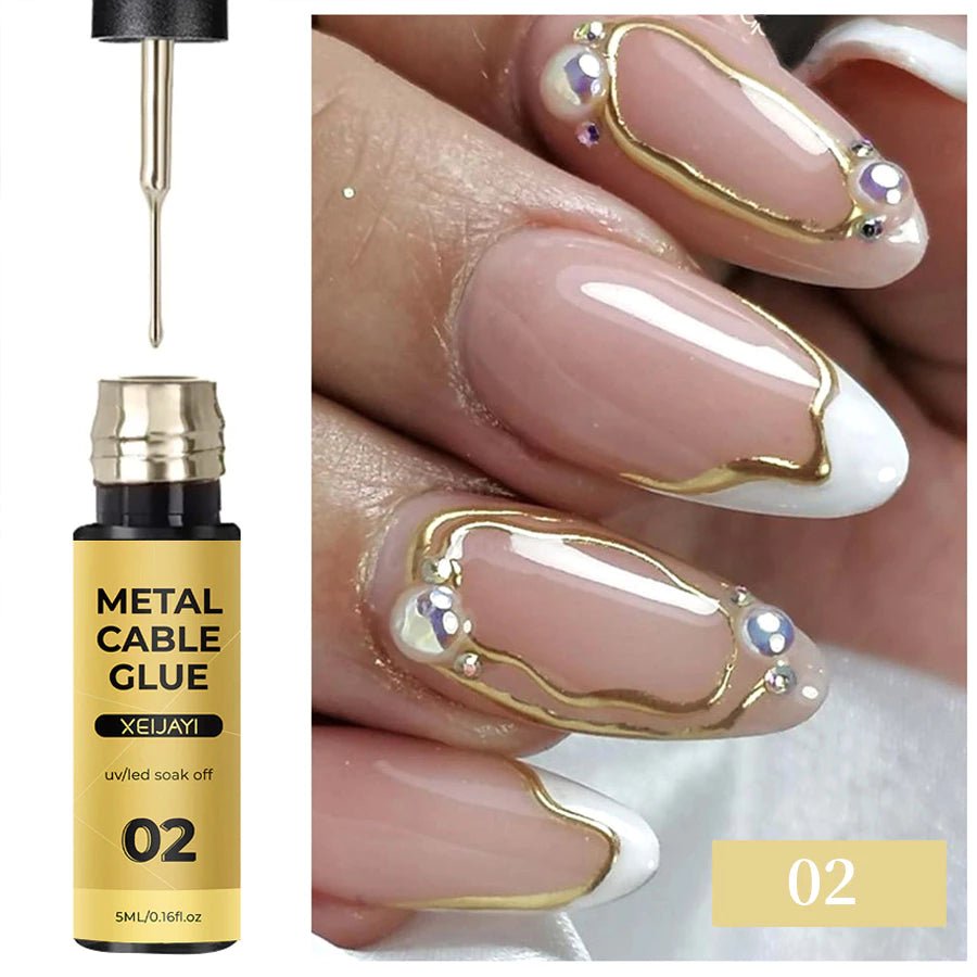 Gel de Unhas Prata XEIJAYI - Luna Fashion Style -