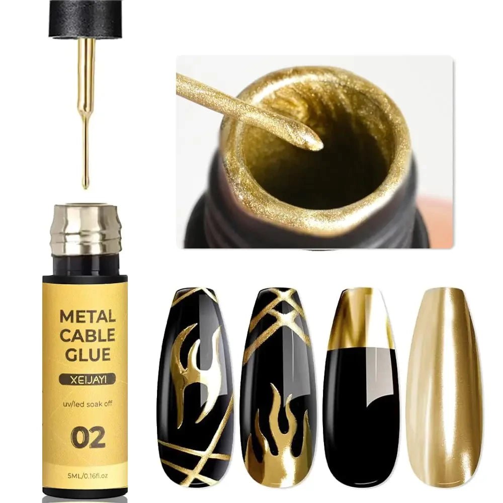 Gel de Unhas Prata XEIJAYI - Luna Fashion Style -