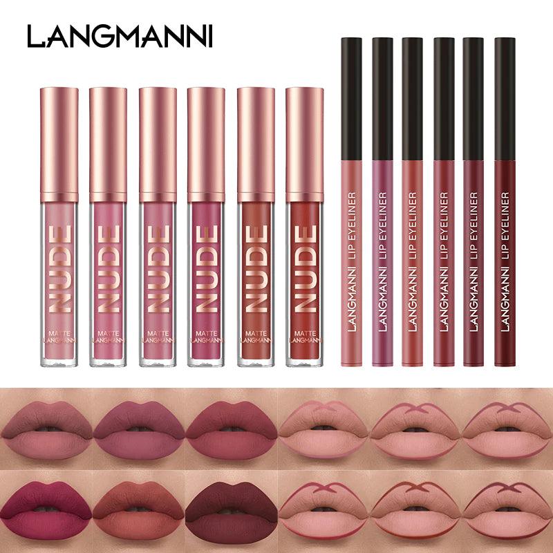 Gloss e Lápis Labial Langmanni - Luna Fashion Style -