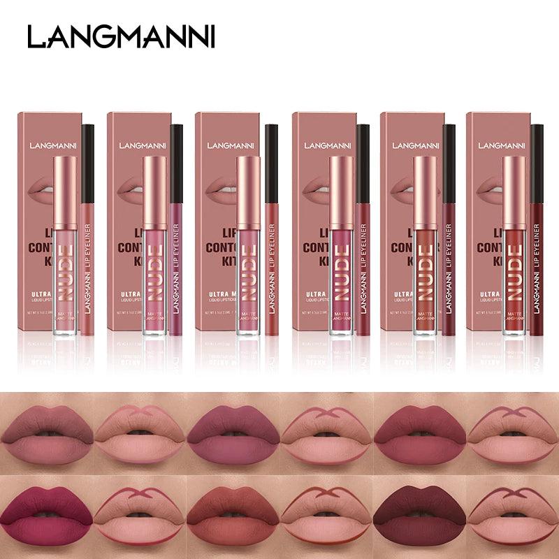 Gloss e Lápis Labial Langmanni - Luna Fashion Style -
