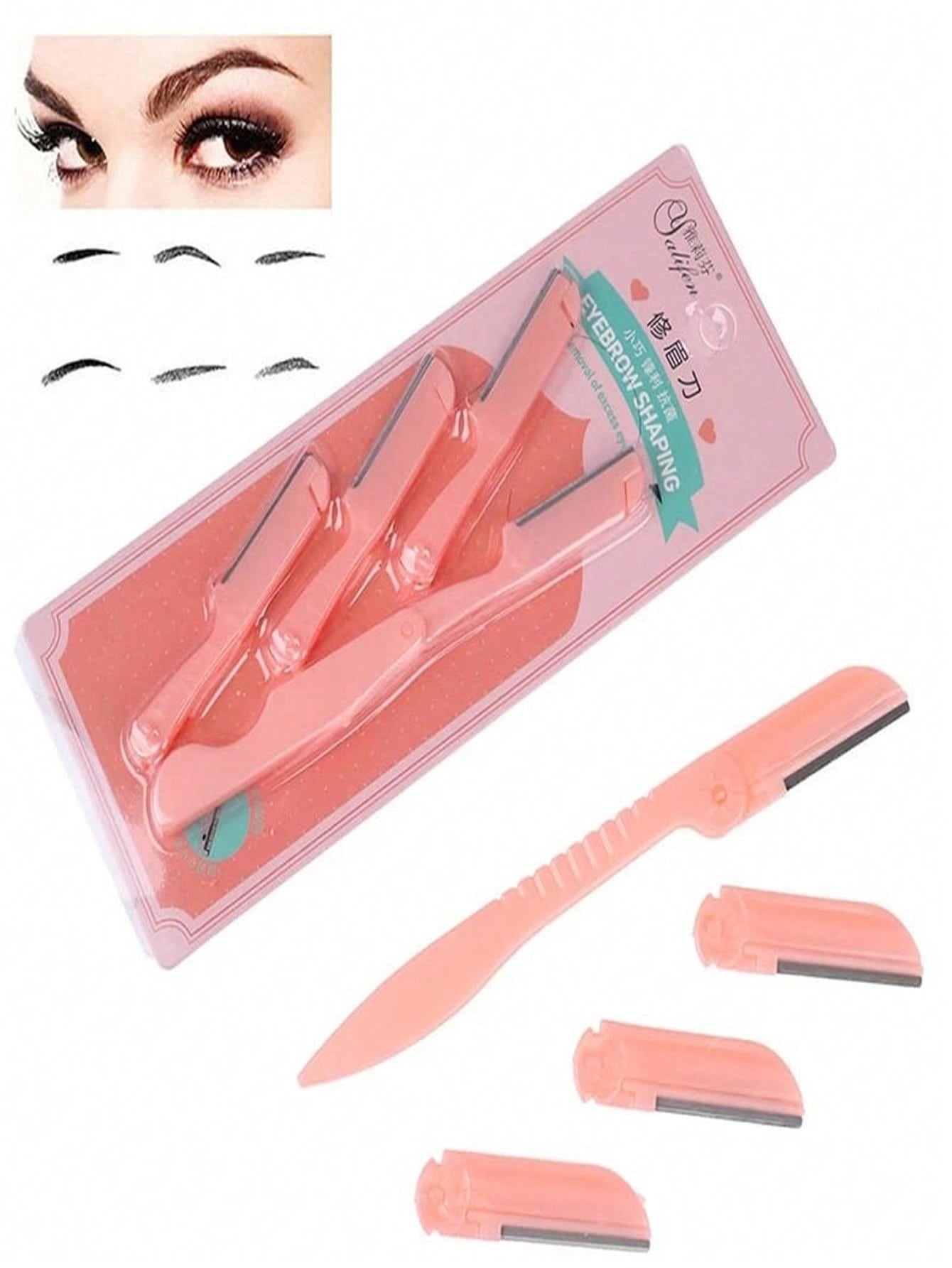 Kit 4 Navalhas para Sobrancelha - Luna Fashion Style -