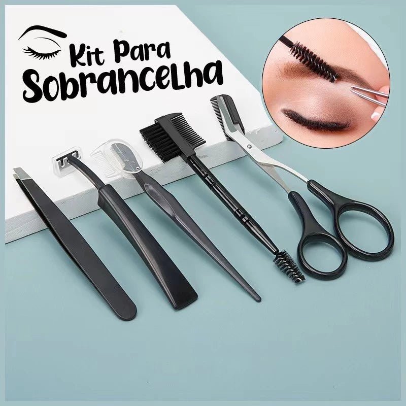 Kit 5 Peças Design para Sobrancelhas - Luna Fashion Style -