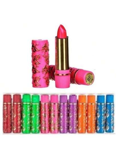 Kit com 6 Batons Mágicos Coloridos | 24h - Luna Fashion Style -
