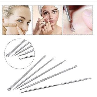 Kit Completo com 7 Curetas | Remove Cravos e Espinhas - Luna Fashion Style -