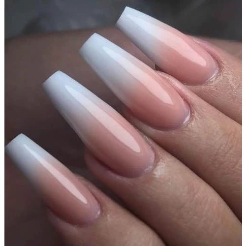Kit de 100 Unhas Postiças Bailarina Natural - Luna Fashion Style -