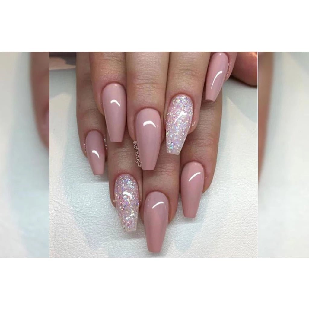 Kit de 100 Unhas Postiças Bailarina Natural - Luna Fashion Style -