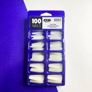 Kit de 100 Unhas Postiças Bailarina Natural - Luna Fashion Style -