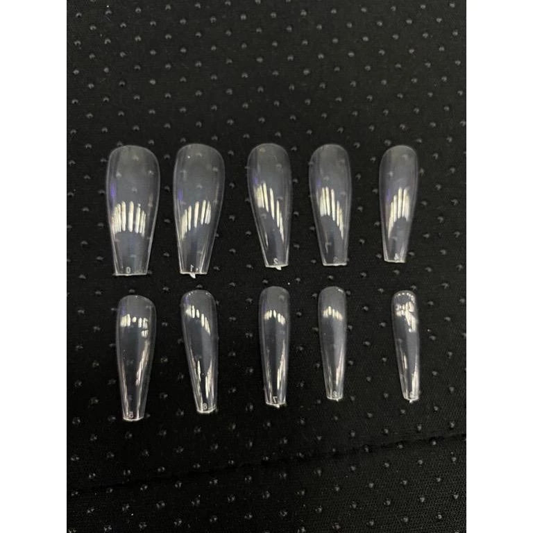 Kit de 100 Unhas Postiças Bailarina Natural - Luna Fashion Style -