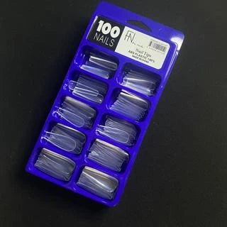 Kit de 100 Unhas Postiças Bailarina Natural - Luna Fashion Style -