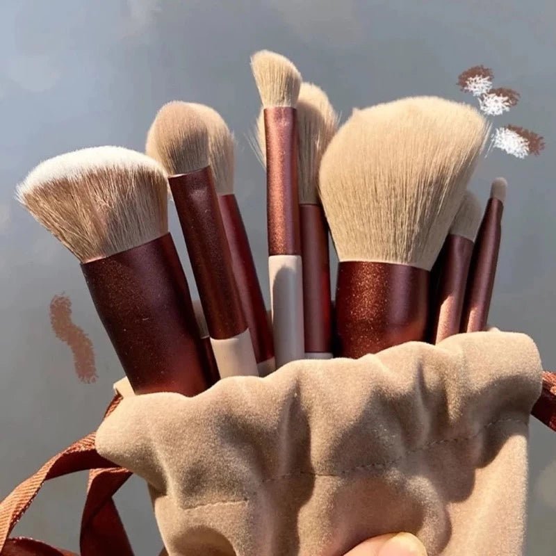 Kit de 13 Pincéis Profissionais - Luna Fashion Style -