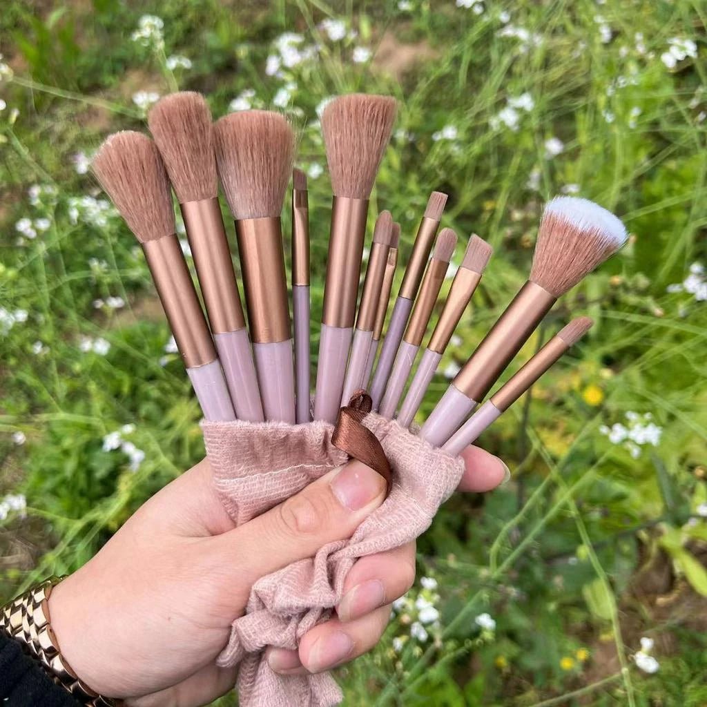 Kit de 13 Pincéis Profissionais - Luna Fashion Style -