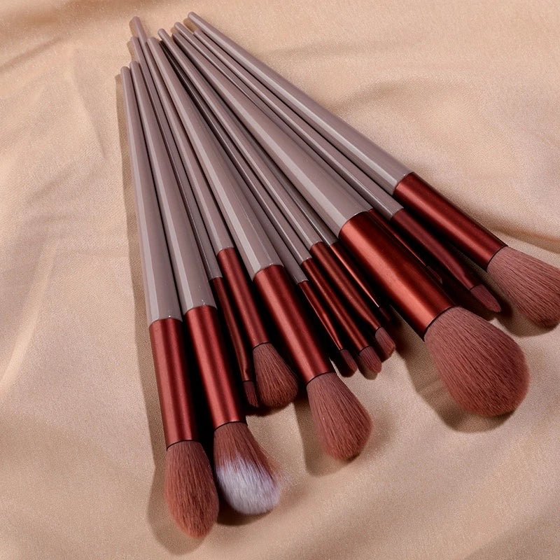 Kit de 13 Pincéis Profissionais - Luna Fashion Style -