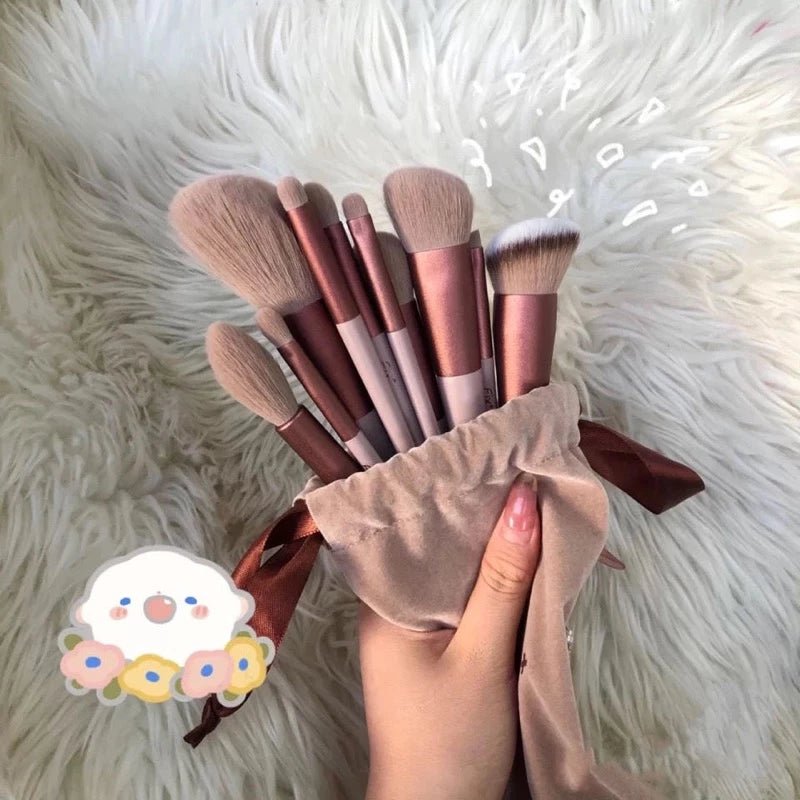 Kit de 13 Pincéis Profissionais - Luna Fashion Style -