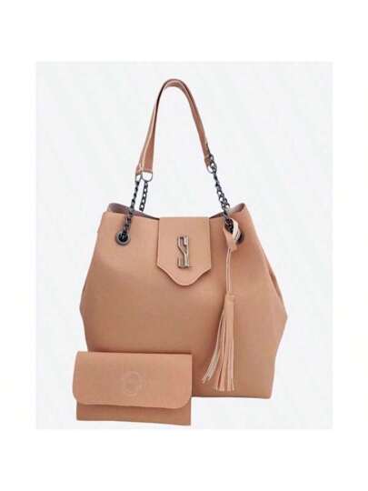 Kit de Bolsas LS + Carteira em Courino - Luna Fashion Style -
