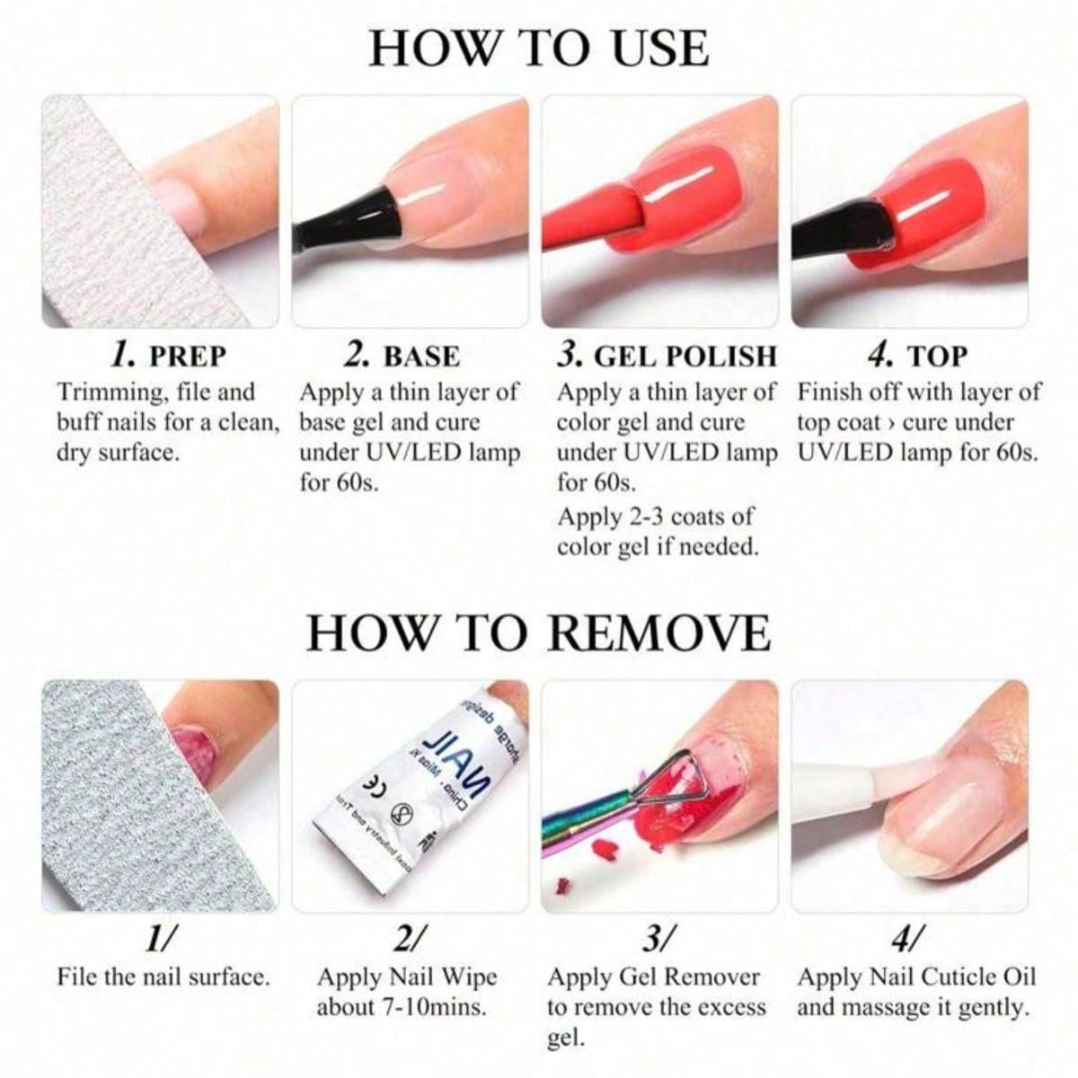 Kit de Esmaltes em Gel Ftmy | 12 Cores - Luna Fashion Style -