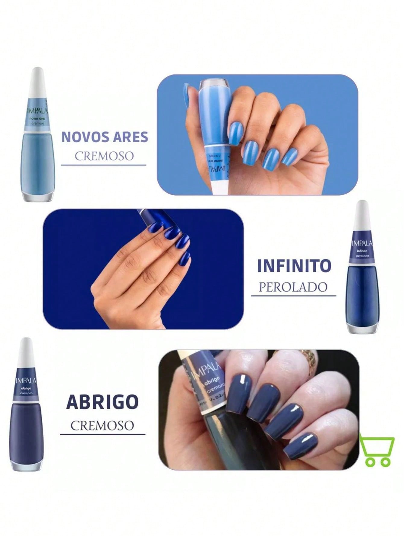 Kit de Esmaltes Impala - Luna Fashion Style -